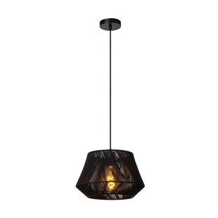 Lucide JESSICA - Lampe suspendue - Ø 30 cm - 1xE27 - Noir