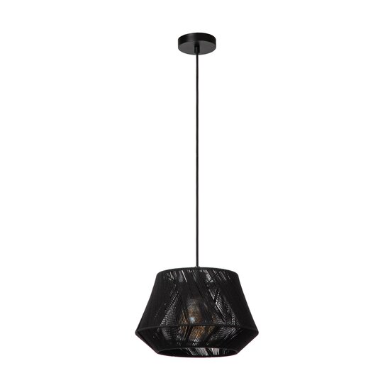Lucide JESSICA - Lampe suspendue - Ø 30 cm - 1xE27 - Noir