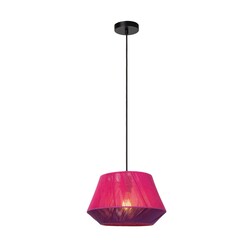 Lucide JESSICA - Lámpara colgante - Ø 30 cm - 1xE27 - Rosa