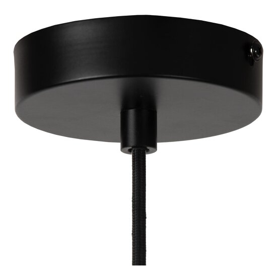 Lucide HANNELORE - Pendant lamp - Ø 30 cm - 1xE27 - Black