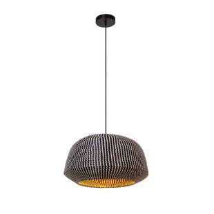 Lucid MADUKA - Pendant lamp - 1xE27 - Black