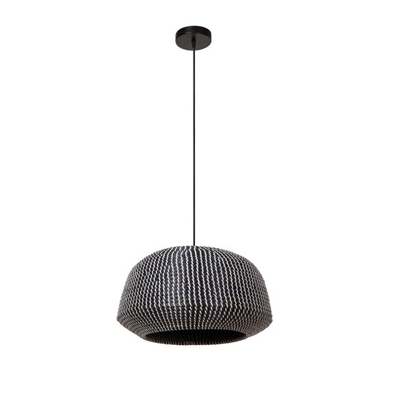 Lucide MADUKA - Lámpara colgante - 1xE27 - Negro