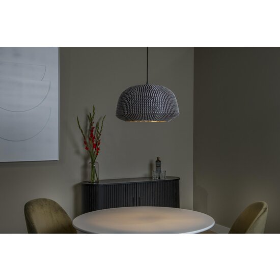 Lucid MADUKA - Pendant lamp - 1xE27 - Black