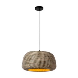 Lucid MADUKA - Pendant lamp - 1xE27 - Brown