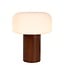 LUCIDE Lucide KENAN - Lámpara de mesa - Ø 22 cm - 1xE14 - Madera - Iluminación ambiental perfecta para cualquier interior