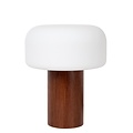 LUCIDE Lucide KENAN - Tafellamp - Ø 22 cm - 1xE14 - Hout - Perfecte sfeerverlichting voor elk interieur