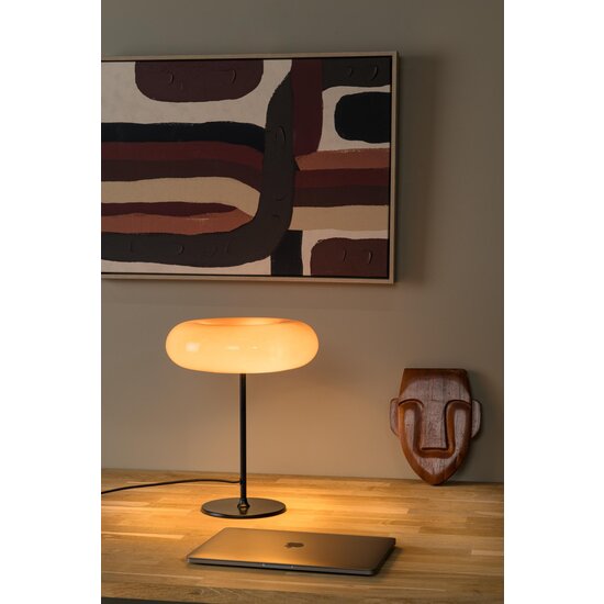 LUCIDE Lucide SENTINO - Lampe de Table - Idéale pour un Éclairage Intérieur Chaleureux