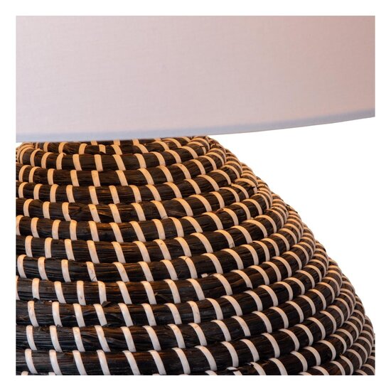 Lucide MADUKA - Tischleuchte - Ø 45 cm - 1xE27 - Schwarz