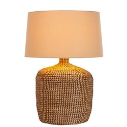 Lucide AMBALA - Lampe de table - 1xE27 - Naturel