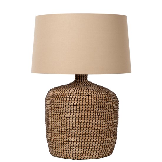 Lucide AMBALA - Table lamp - 1xE27 - Natural