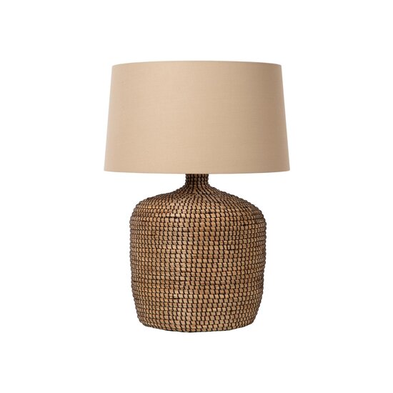 Lucide AMBALA - Table lamp - 1xE27 - Natural