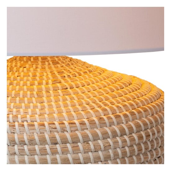 Lucide AMBALA - Lampe de table - 1xE27 - Naturel