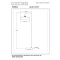 Lucide YUNKAI - Floor lamp - Ø 40 cm - 1xE27 - Natural