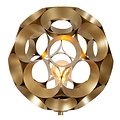 Lucide HANNELORE - Stehleuchte - Ø 30 cm - 1xE27 - Mattgold / Messing
