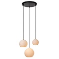 LUCIDE Lucide BINA - Lampe à suspension - Ø 40 cm - 3xE27 - Blanc