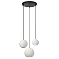 Lucide BINA - Lampe à suspension - Ø 40 cm - 3xE27 - Blanc