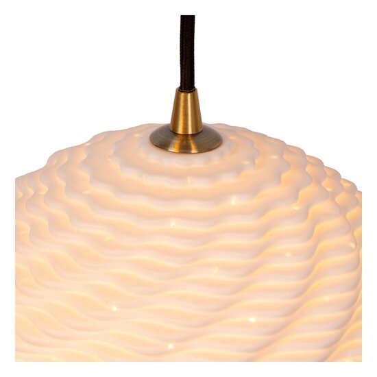 LUCIDE Lucide BINA - Pendant lamp - Ø 40 cm - 3xE27 - White