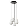 LUCIDE Lucide CINZIA - Hanglamp - Ø 55,5 cm - 4xE27 - Wit