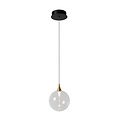 LUCIDE Lucide GISELA - Hanglamp - Ø 16 cm - LED Dimb. - 1x5W 2700K - Transparant - Premium