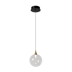 Lucide GISELA - Hanglamp - Ø 16 cm - LED Dimb. - 1x5W 2700K - Transparant - Premium