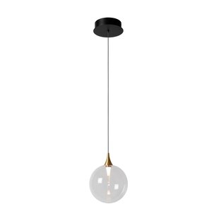 Lucide GISELA - Hanglamp - Ø 16 cm - LED Dimb. - 1x5W 2700K - Transparant - Premium