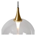 LUCIDE Lucide GISELA - Pendant lamp - Ø 16 cm - LED - 1x5W 2700K - Transparent
