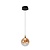 LUCIDE Lucide GISELA - Pendant lamp - Ø 16 cm - LED - 1x5W 2700K - Amber