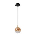 LUCIDE Lucide GISELA - Hanglamp - Ø 16 cm - LED Dimb. - 1x5W 2700K - Amber - Premium