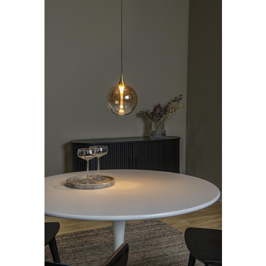 Lucide GISELA - Lámpara colgante - Ø 16 cm - LED - 1x5W 2700K - Ámbar