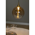 LUCIDE Lucide GISELA - Pendant lamp - Ø 16 cm - LED - 1x5W 2700K - Amber