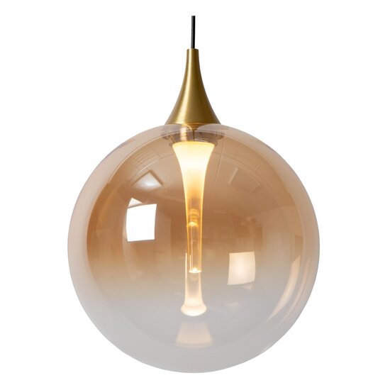 LUCIDE Lucide GISELA - Hängelampe - Ø 16 cm - LED - 1x5W 2700K - Bernstein