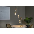 Lucide GISELA - Pendant lamp - Ø 48 cm - LED Dimb. - 5x3.8W 2700K - Transparent