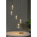 LUCIDE Lucide GISELA - Hängelampe - Ø 48 cm - LED-Dimmung. - 5x3,8W 2700K - Transparent