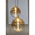LUCIDE Lucide GISELA - Hanglamp - Ø 48 cm - LED Dimb. - 5x3,8W 2700K - Amber - Premium