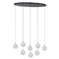 Lucide GISELA - Hanglamp - LED Dimb. - 8x3,9W 2700K - Transparant