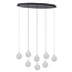 Lucide GISELA - Hanglamp - LED Dimb. - 8x3,9W 2700K - Transparant
