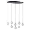 Lucide GISELA - Pendant lamp - LED Dimb. - 8x3.9W 2700K - Transparent