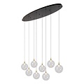 Lucide GISELA - Lampe à suspension - LED Dim. - 8x3,9W 2700K - Transparente