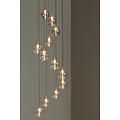 LUCIDE Lucide GISELA - Pendant lamp - Ø 61 cm - LED Dimb. - 12x3.5W 2700K - Transparent