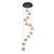 LUCIDE Lucide GISELA - Hanglamp - Ø 61 cm - LED Dimb. - 12x3,5W 2700K - Geschikt voor vide en hoge plafonds - Amber - Premium