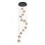 LUCIDE Lucide GISELA - Lámpara colgante - Ø 61 cm - Regulación LED. - 12x3.5W 2700K - Ámbar