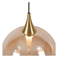 LUCIDE Lucide GISELA - Hanglamp - Ø 61 cm - LED Dimb. - 12x3,5W 2700K - Geschikt voor vide en hoge plafonds - Amber - Premium