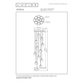 LUCIDE Lucide GISELA - Hanglamp - Ø 61 cm - LED Dimb. - 12x3,5W 2700K - Geschikt voor vide en hoge plafonds - Amber - Premium