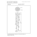 LUCIDE Lucide GISELA - Lámpara colgante - Ø 61 cm - Regulación LED. - 12x3.5W 2700K - Ámbar