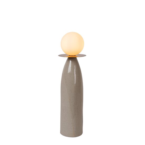 LUCIDE Lucide FIGARO - Table lamp - Ø 12 cm, H 45cm - 1xG9 - Grey