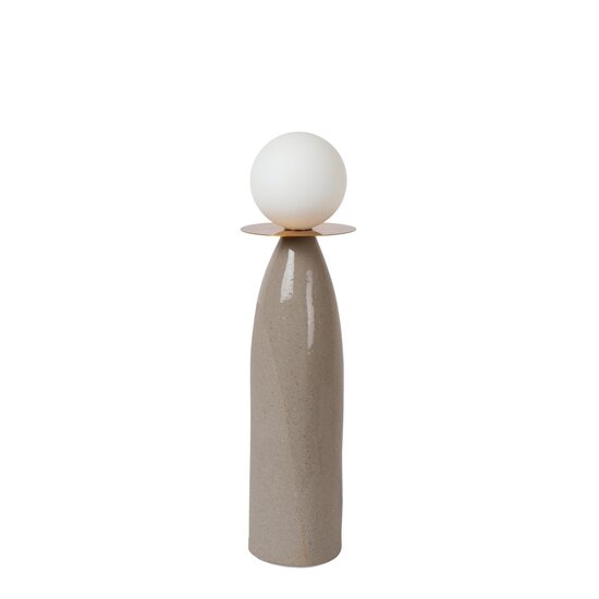 LUCIDE Lucide FIGARO - Table lamp - Ø 12 cm, H 45cm - 1xG9 - Grey