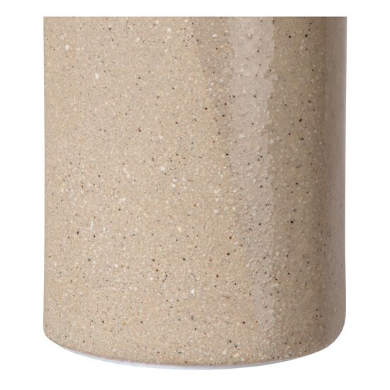 Lucide FIGARO - Lámpara de mesa - Ø 12 cm, Al. 45 cm - 1xG9 - Gris