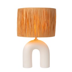 Lucide RONDA - Tischlampe - 1xE27 - Weiß