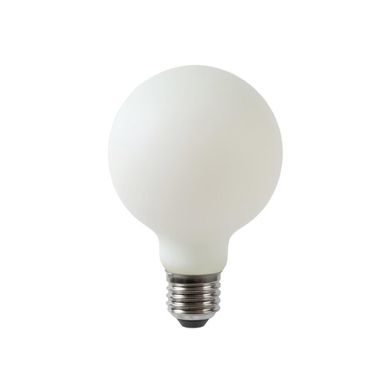 Lucide G80 - Lampe à filament - Ø 8 cm - LED Gradation. - E27 - 1x4,9W 2700K - Opale
