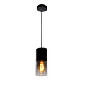 Lucid ZINO - Pendant lamp - Ø 10 cm - 1xE27 - Smoked